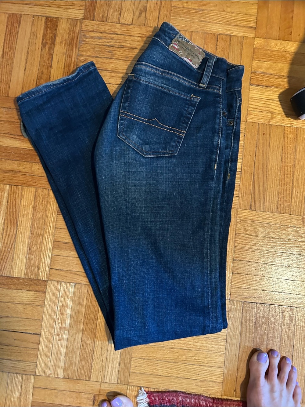 Denim & Supply Ralph Lauren Straight-Leg Dark Blue Jeans